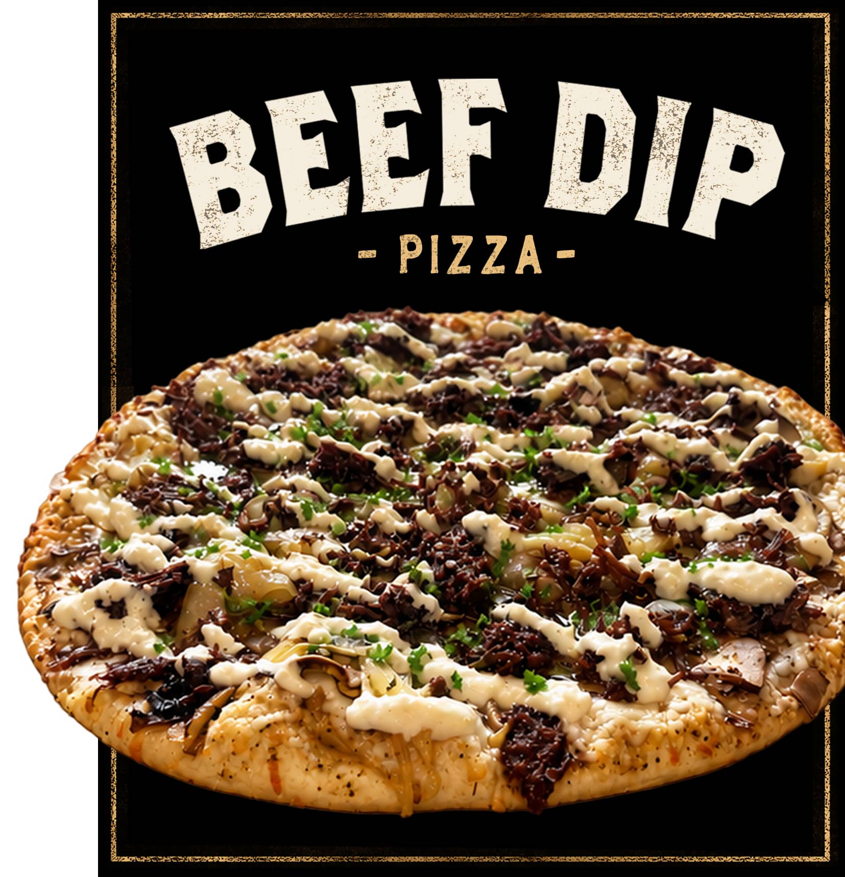 Featured Pizza: Beef Dip Pizza